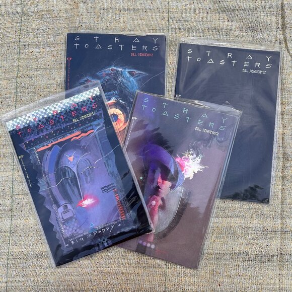 STRAY TOASTERS Comic Book Series Graphic Novel 1988 Models 1 - 4 - Epic Comics - Picture 1 of 9